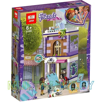 Конструктор Lepin 01086 Художественная студия Эммы (263 детали)
